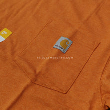 Carhartt K87 Workwear Pocket T-Shirt (Marmalade Heather - Q66)(Loose fit)