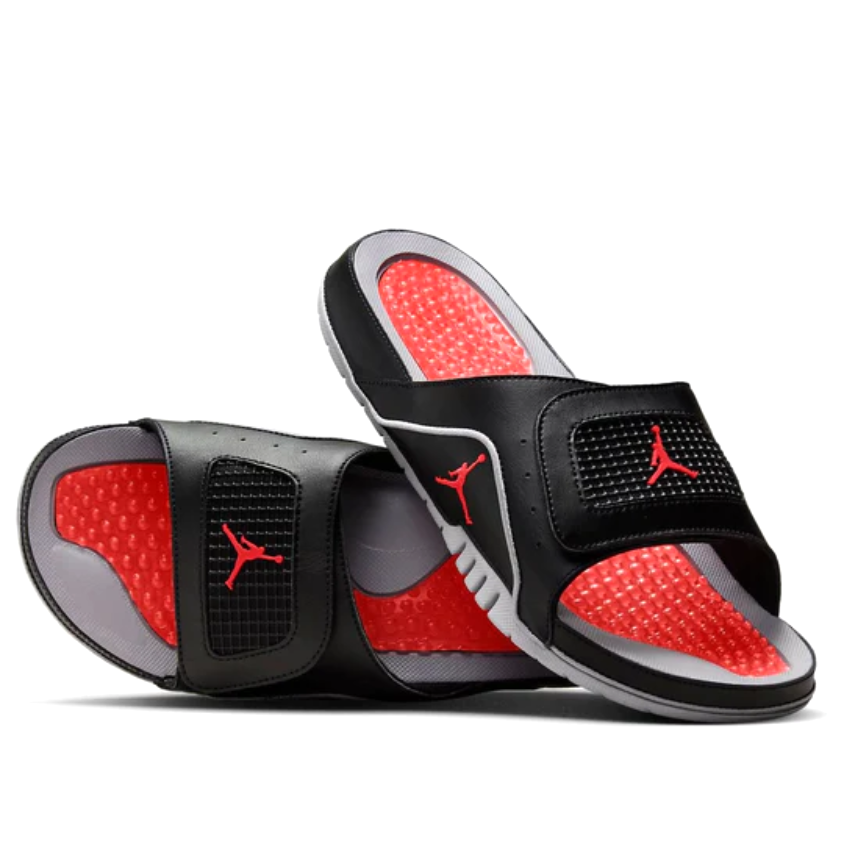 Air Jordan Hydro 4 Retro Slides Black Cement 532225 060 Trilogy Merch PH