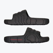 Adidas Adilette 22 Slides "Black Red Stripe" (ID4925)