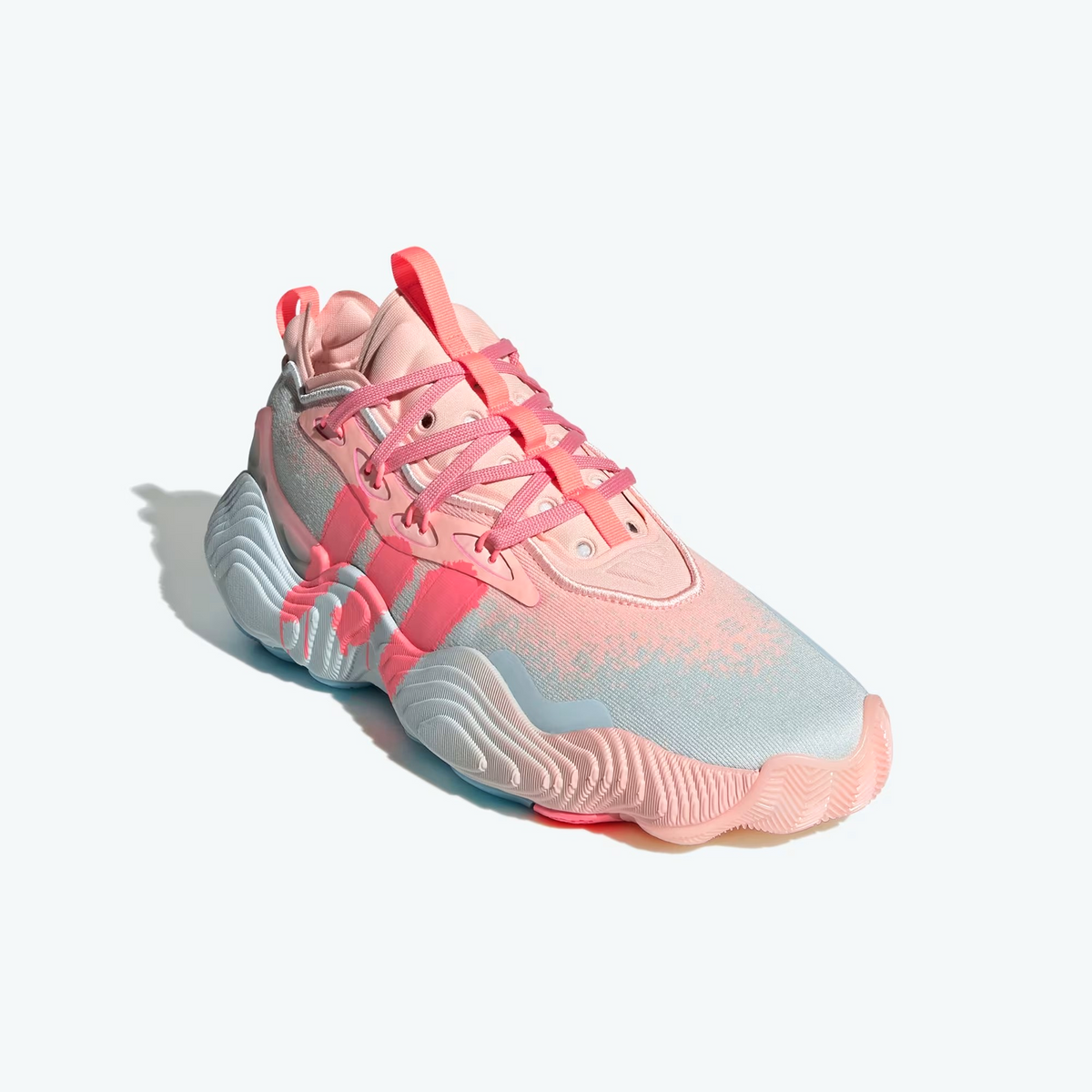 Adidas Trae Young 3 Low Basketball Shoe (Cotton Candy)(IF9358