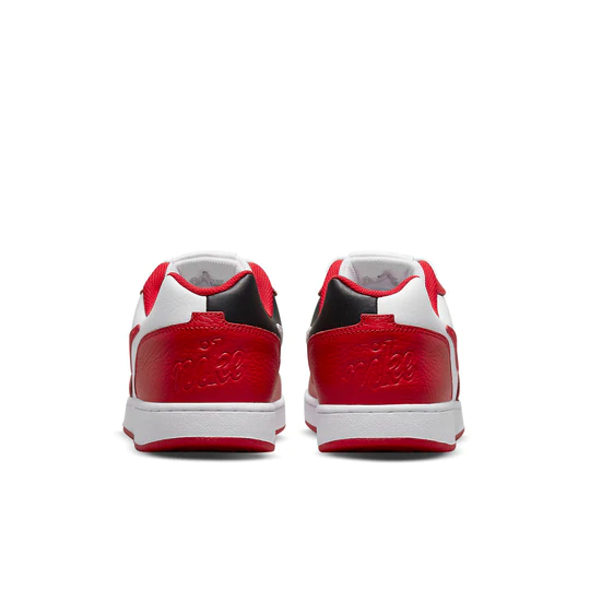 Nike ebernon low red and white best sale