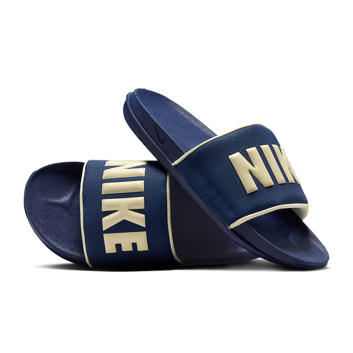 Men's Nike Offcourt Slides (Midnight Navy/Alabaster)(BQ4639-409)