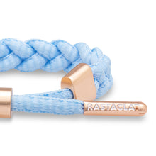 RASTACLAT MINI I LOVE U LIGHT BLUE - Solid Braided Bracelet - Love Collection