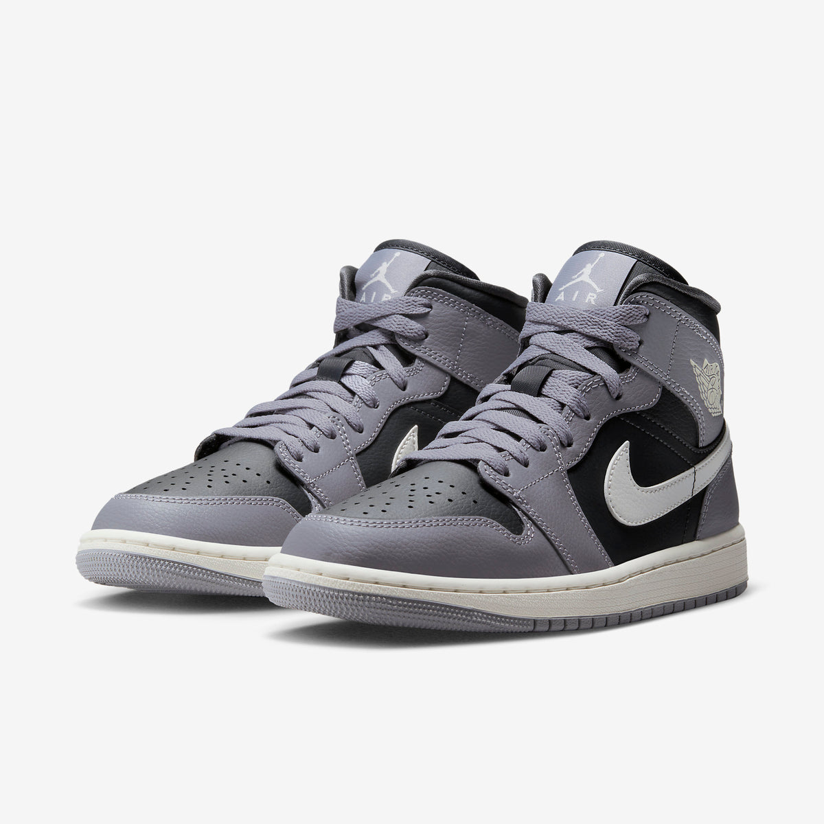 Women's Air Jordan Mid (Cement Grey/Anthracite/Sail)(BQ6472