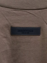 Fear of God ESSENTIALS SS22 | Long Sleeve "Flocked" Logo Tee (Wood)(125SU22014F)
