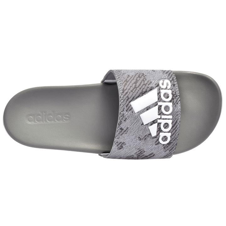 Adilette Comfort Cloudfoam Plus Logo Camo Grey Trilogy Merch PH