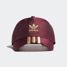Adidas Originals Trefoil Logo Quilted Satin Baseball Cap (Victory Crimson)(H13648)