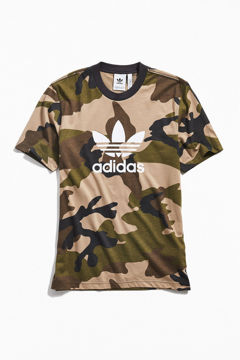 adidas trefoil camo tee