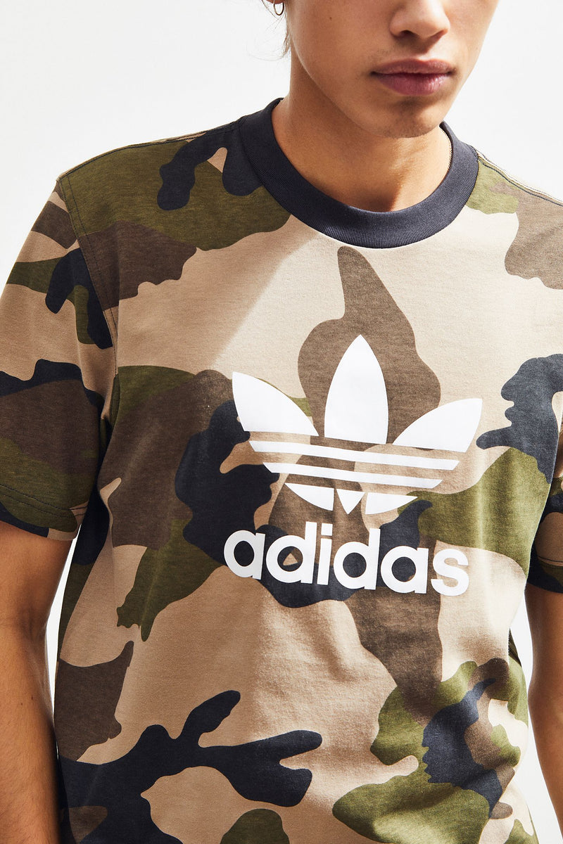 Adidas Philippines Adidas Trefoil Camo T Shirt Camo Print Adidas