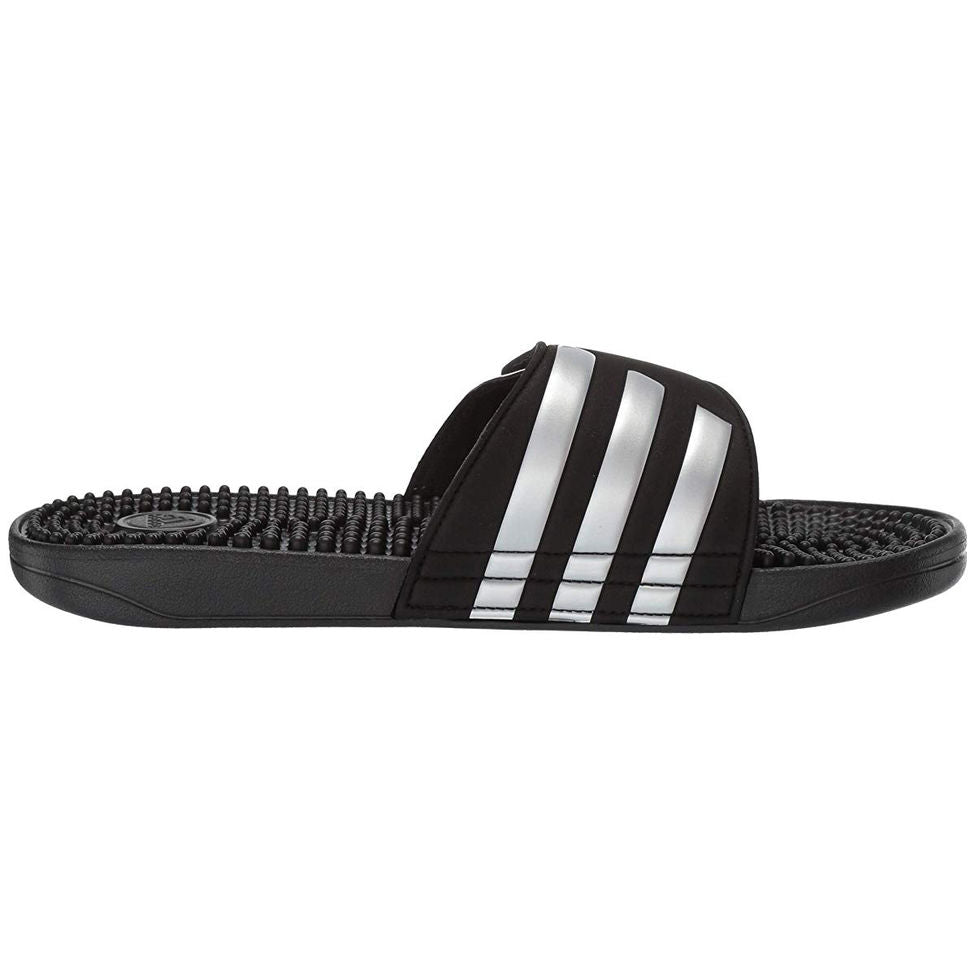 Adidas Adissage Slides (Black Silver)