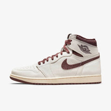 Air Jordan 1 Retro High OG x A MA MANIERE (Sail/Burgundy)(DO7097–100)