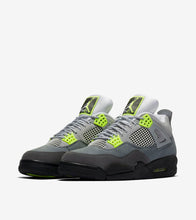 Men's Air Jordan 4 Neon SE '95 (Cool Grey/Volt/Wolf Grey/Anthracite)(CT5342-007)