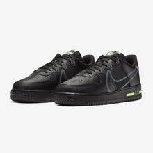 Men's Nike Air Force 1 React (Black/Violet Star/Barely Volt/Anthracite)(CD4366-001)