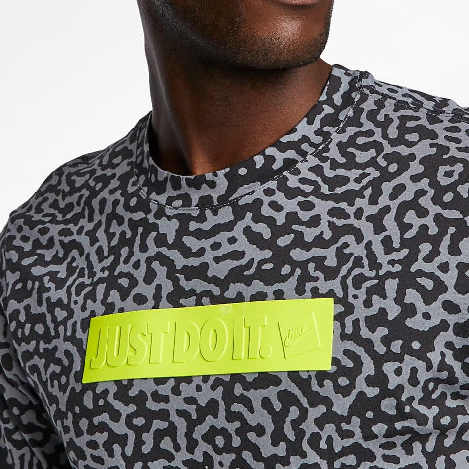 grey and volt nike shirt