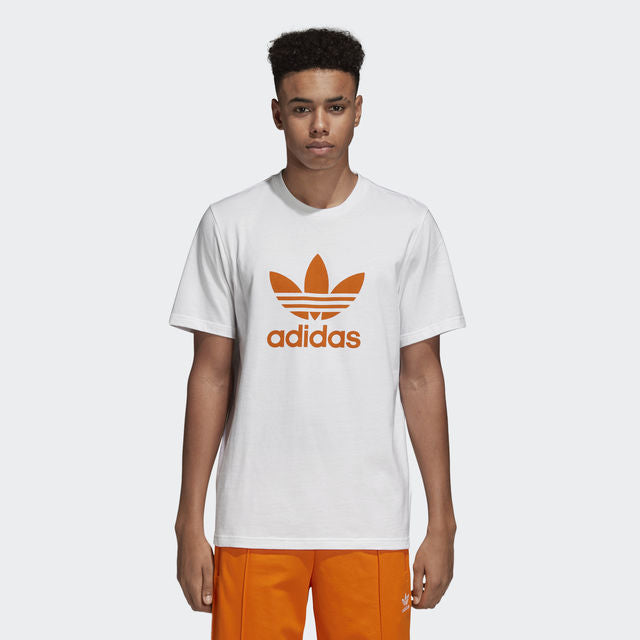 Adidas Originals Trefoil Tee (White/Orange) – Trilogy Merch PH