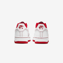 GS Nike Air Force 1 "Contrast Stitch" (White/University Red)(CW1575-100)