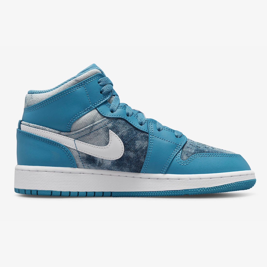 NEW Jordan 1 outlet Mid Dutch Blue (4Y)