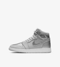 GS Air Jordan 1 High "Tokyo Co Japan" (Neutral Grey/Metallic Silver/White)(575441-029)