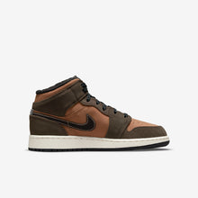 Women's / GS Air Jordan 1 Mid SE "Dark Chocolate" (DC7248-200)