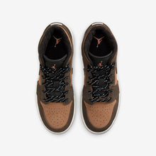 Women's / GS Air Jordan 1 Mid SE "Dark Chocolate" (DC7248-200)