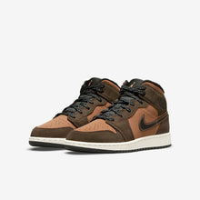 Women's / GS Air Jordan 1 Mid SE "Dark Chocolate" (DC7248-200)