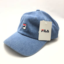 FILA 'F' Logo Denim Cap (Blue)