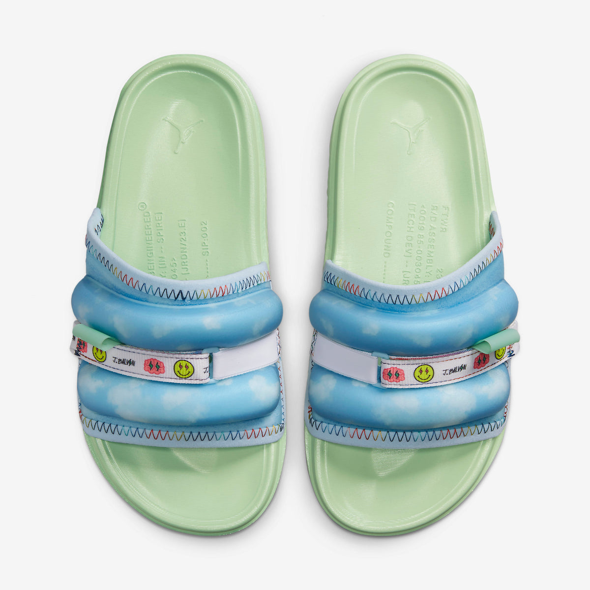 Air Jordan Super Play J Balvin Men’s Cloudy Sky Slide Sandals J Balvin x Jordan Super Play Slide - Men main image 2