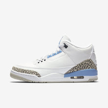 Men's Air Jordan 3 Retro "UNC" (White/Valor Blue/Tech Gay)(CT8532-104)