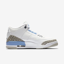 Men's Air Jordan 3 Retro "UNC" (White/Valor Blue/Tech Gay)(CT8532-104)
