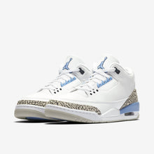 Men's Air Jordan 3 Retro "UNC" (White/Valor Blue/Tech Gay)(CT8532-104)