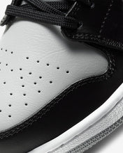 Men's Air Jordan 1 Low "Grey Toe / Shadow / Baron" (Black/Light Smoke Grey/White)(553558-039)