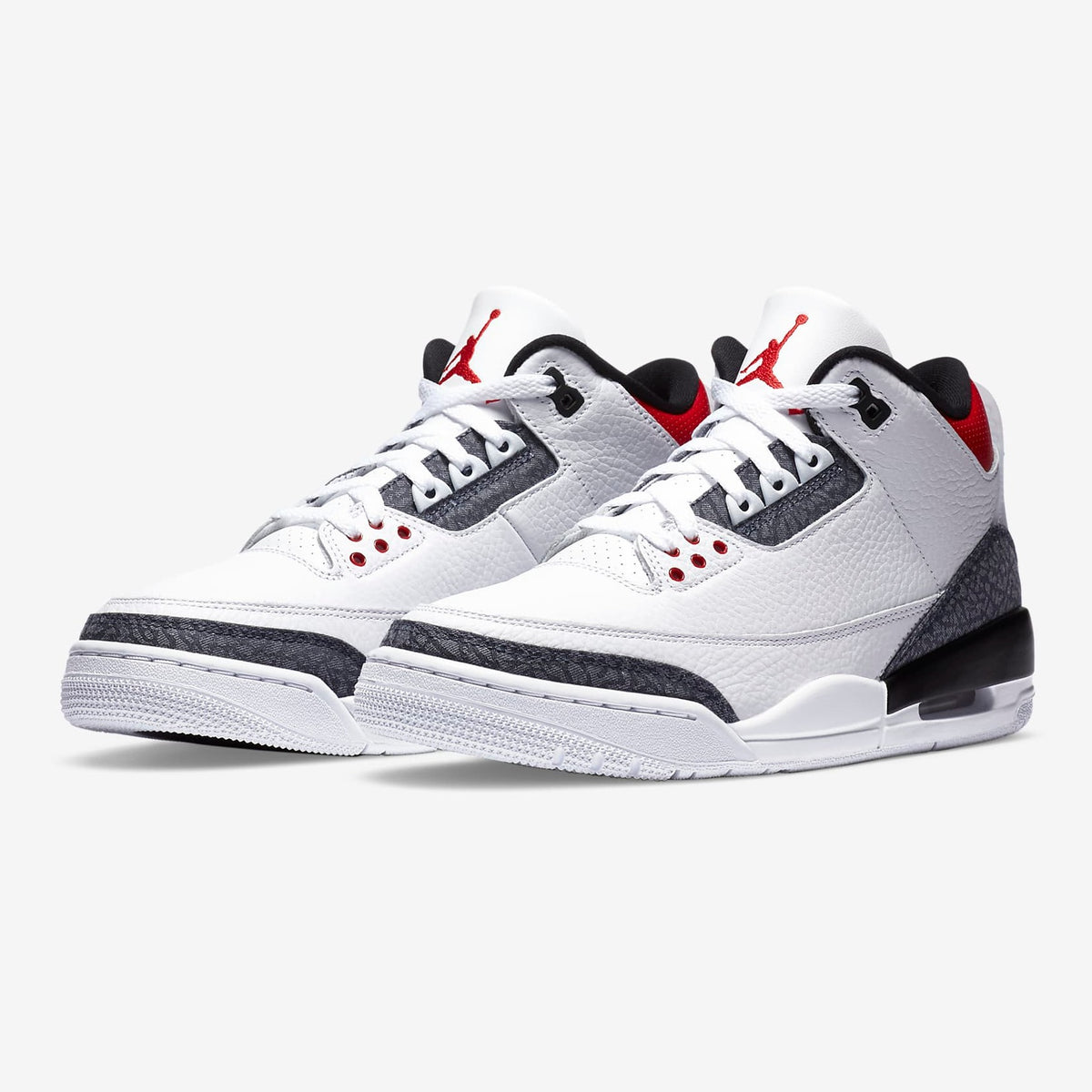 Denim Retro Se White Fire Red Black Men's Air Jordan Retro SE
