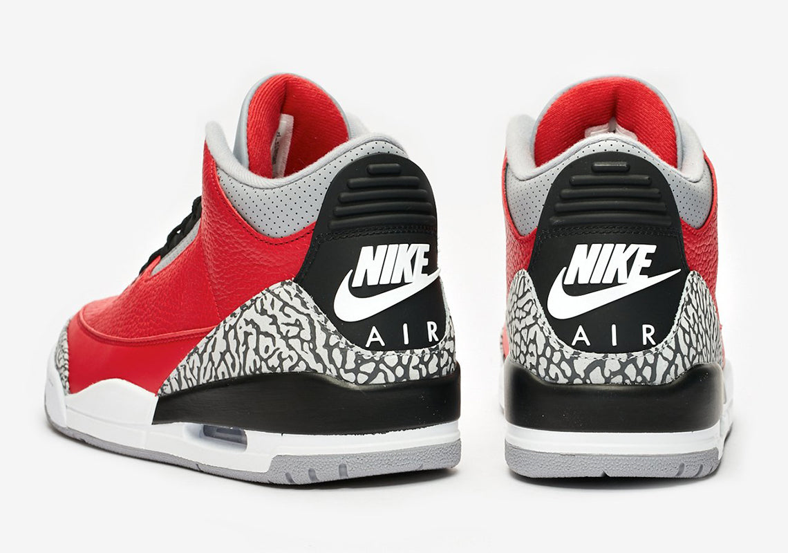 Men s Air Jordan 3 Retro SE Red Cement Fire Red Cement Grey Black Trilogy Merch PH