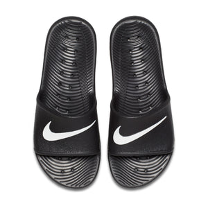 Men's Nike Kawa Shower Slides (Black/White)(832528-001)
