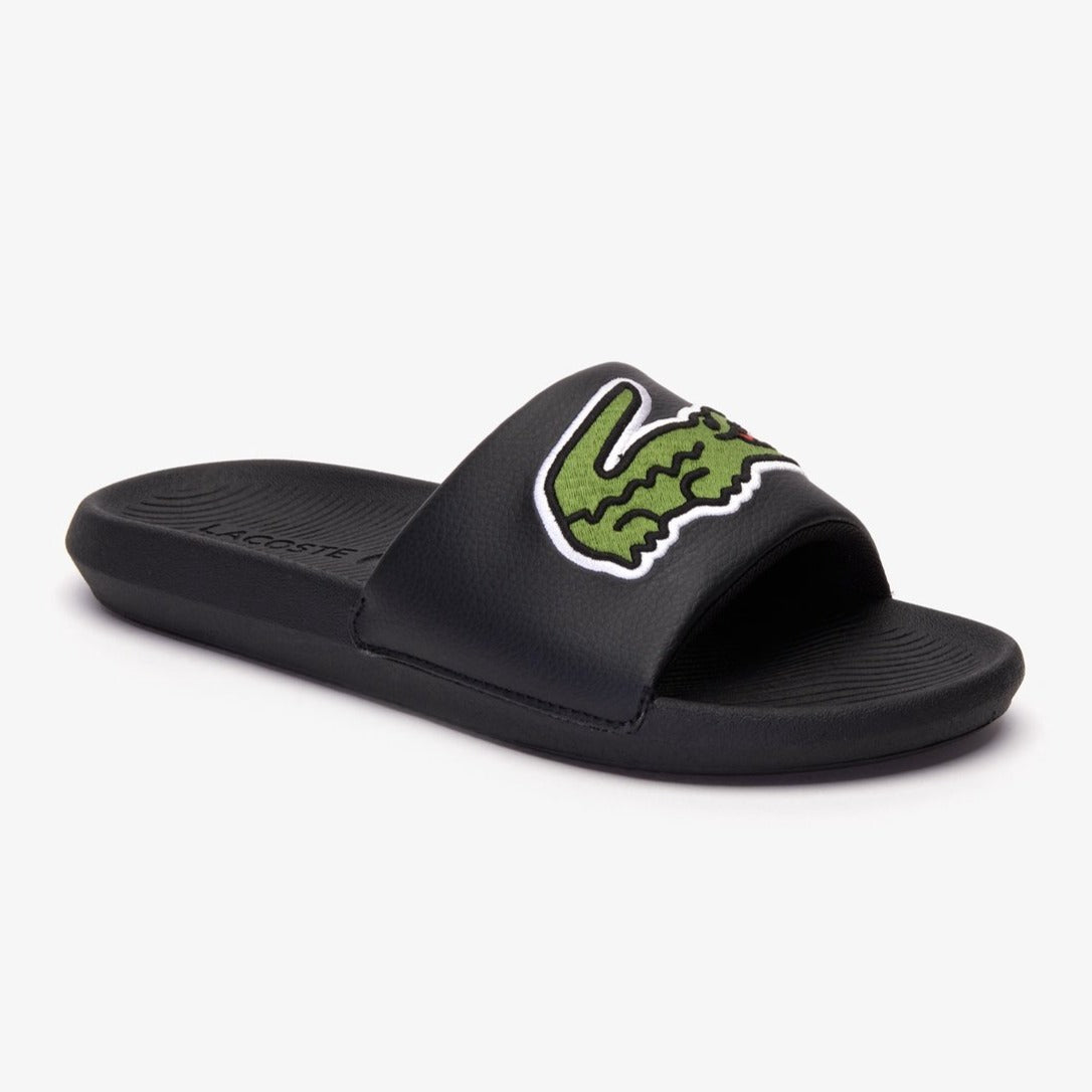 Lacoste big croc cheap slides