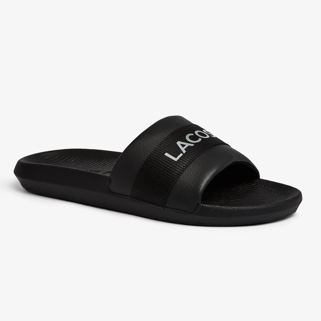 Croco Slide Black And White Lacoste Slides Flip Flops Lacoste