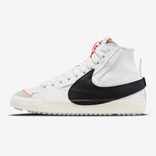Men's Nike Blazer Mid "Jumbo Swoosh" (White/Sail/Black/Orange Blaze)(DD3111-100)