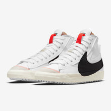 Men's Nike Blazer Mid "Jumbo Swoosh" (White/Sail/Black/Orange Blaze)(DD3111-100)