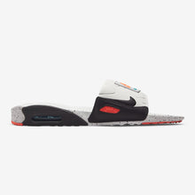 Men's Nike Air Max 90 Slides (White/Black/Turf Orange)(BQ4635-102)