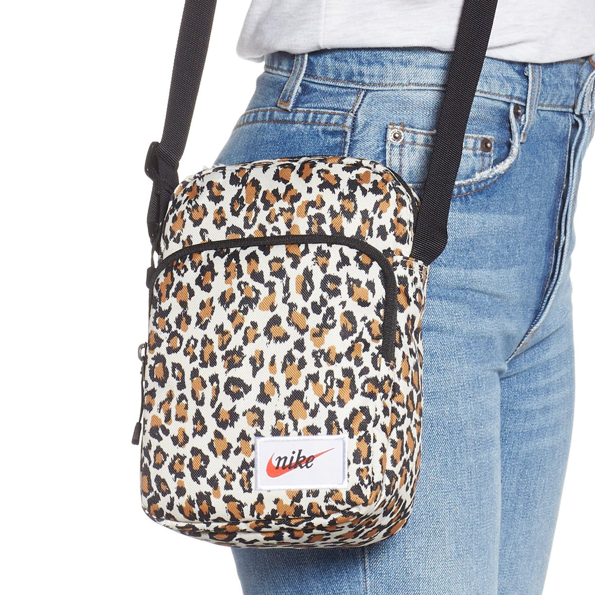 Nike leopard print bag top
