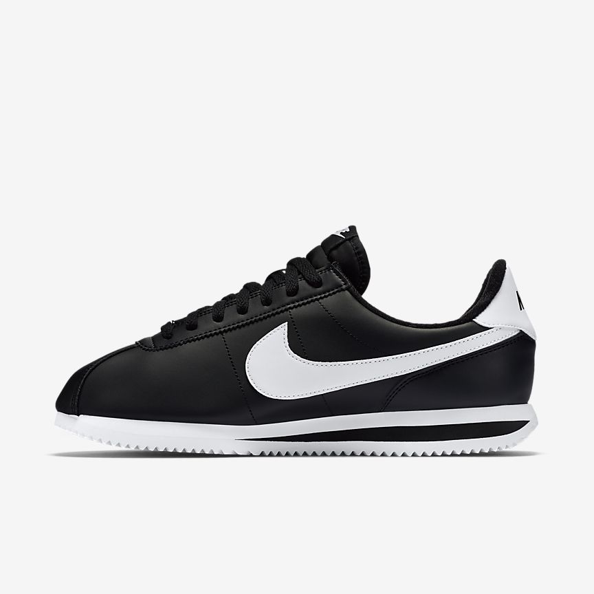 Men s Nike Basic Cortez OG 72 Black Metallic Silver White Trilogy Merch PH