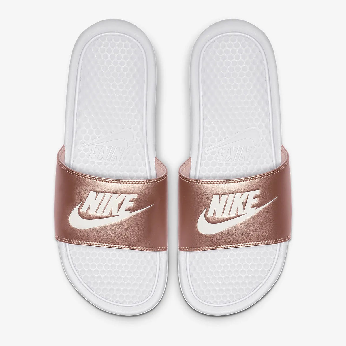 Nike benassi white gold shop