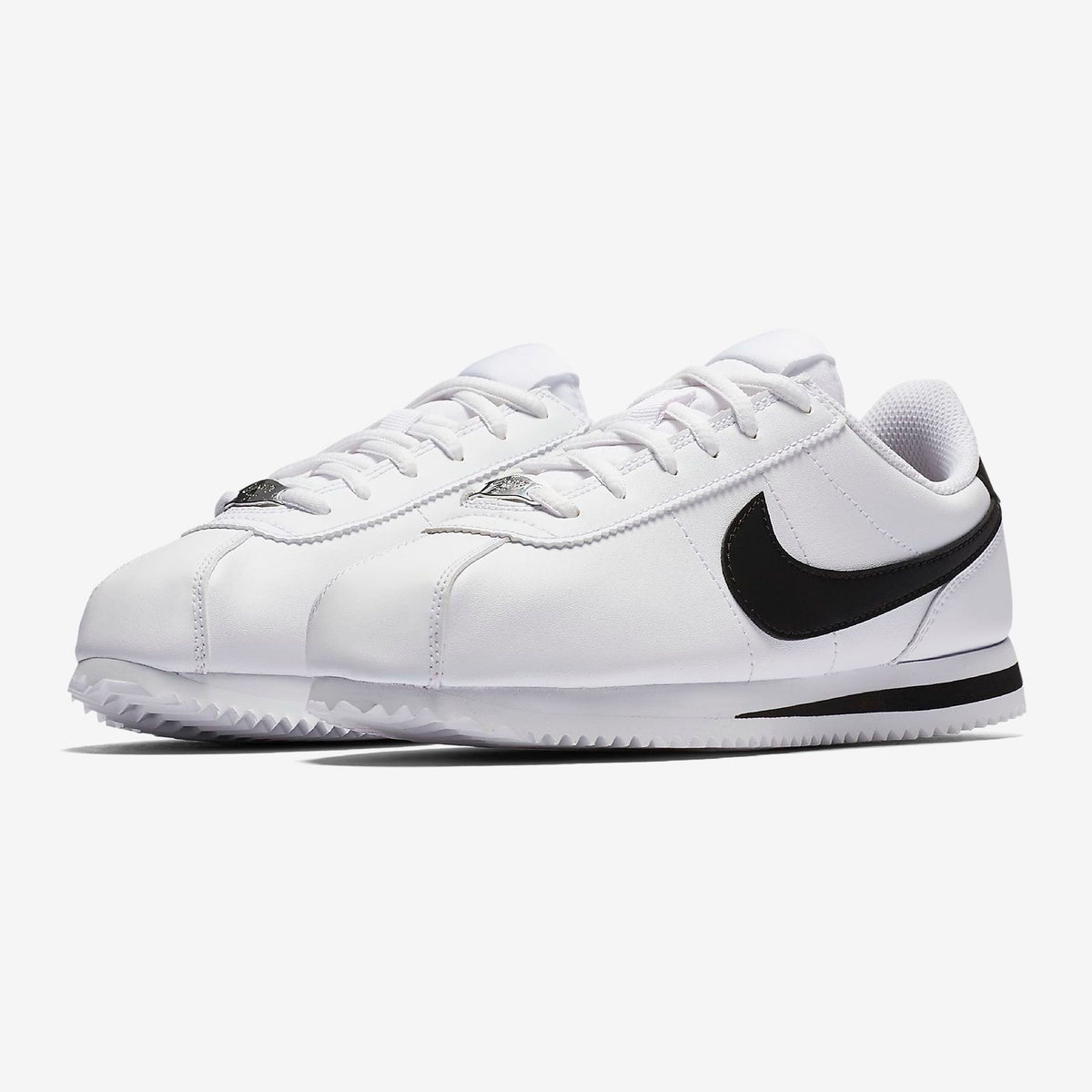 Nike cortez basic white and black top