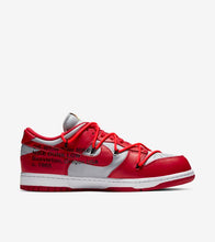Nike x "OFF-WHITE" Dunk Low "University Red"