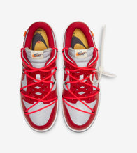 Nike x "OFF-WHITE" Dunk Low "University Red"