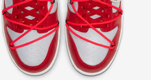 Nike x "OFF-WHITE" Dunk Low "University Red"