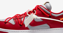 Nike x "OFF-WHITE" Dunk Low "University Red"