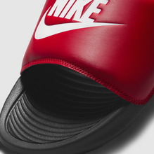 Men's Nike Victori One "Breds Mismatch" Slides (White/Black/Red)(DD0234-600)