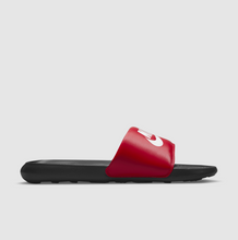 Men's Nike Victori One "Breds Mismatch" Slides (White/Black/Red)(DD0234-600)