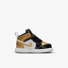Baby & Toddlers Sky Jordan 1 "Patent Gold Toe" (White/Black/Metallic Gold)(DV6068-071)